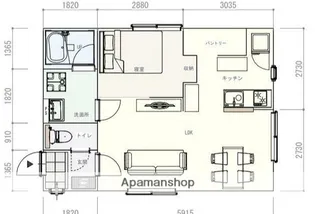 CASA PITTORE上星川【2階】の間取り