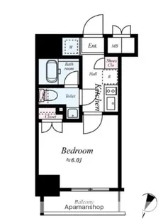 コンシェリア横濱関内【2階】の間取り