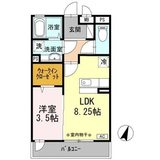 グリーンスクエアⅠ【3階】の間取り