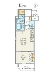 東京都大田区池上6丁目【マンション】の間取り