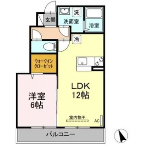 エスポワール【1階】の間取り