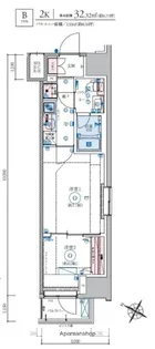 リヴシティ横濱関内参番館【4階】の間取り