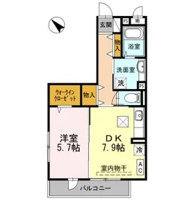 大黒屋ハイツ 三番館【1階】の間取り