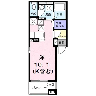 セレノ・イリーデ【1階】の間取り