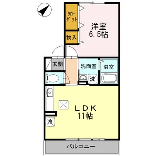 パストラル【1階】の間取り