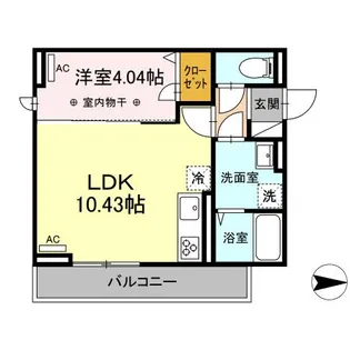 花ーHANAーさがみ野【3階】の間取り
