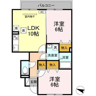 ラマージュIII【1階】の間取り