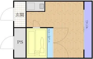 コンドミニアム小田急相模原【3階】の間取り