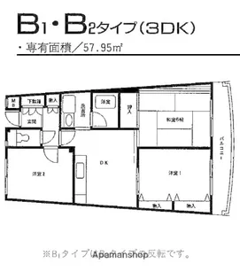 フェアネスハイム【3階】の間取り