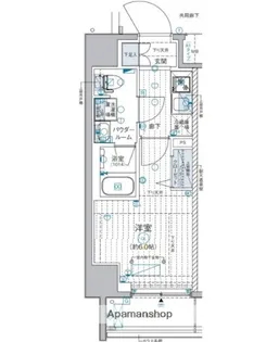 GENOVIA西横浜【3階】の間取り