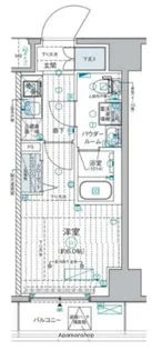 GENOVIA西横浜【3階】の間取り