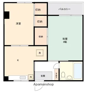トルース相模原【1階】の間取り