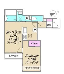 BERG MUND鵠沼【1階】の間取り
