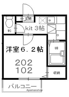 グレースパレス【2階】の間取り