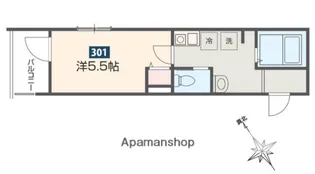 MELDIA相模大野【3階】の間取り