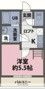 シナモンスクエア西谷【1階】の間取り