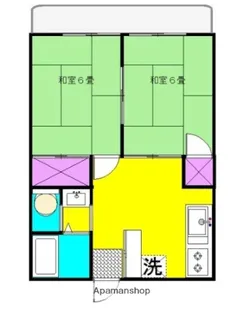 ハイツ豊光【2階】の間取り