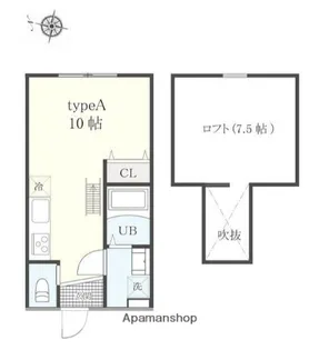 アーリーガーデン横濱山手Ⅱ【1階】の間取り