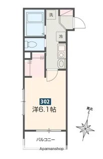 MELDIA相武台下【3階】の間取り