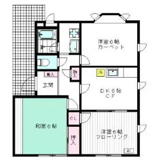 コーポオーノ【1階】の間取り