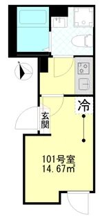 東京都大田区羽田5丁目【アパート】の間取り