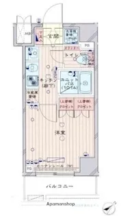 ルーブル横濱反町【3階】の間取り