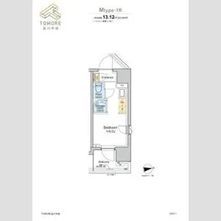 TOMORE品川中延【7階】の間取り