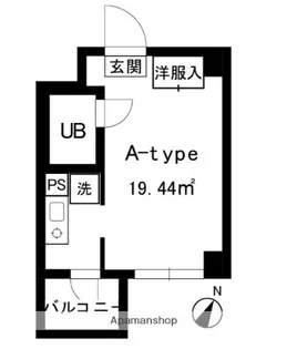 ブライトウエスト江田【3階】の間取り