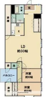 メルビック新子安ビル【5階】の間取り