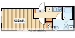 ベルヴィ鶴間【1階】の間取り