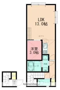 CREST 井土ヶ谷【1階】の間取り