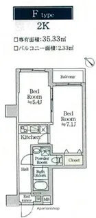 ティモーネグランデ横浜ノース【1階】の間取り