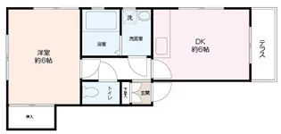 ラフォーレ三春【2階】の間取り