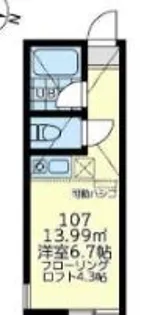 ユナイト八景アルザス・ロレーヌ【1階】の間取り