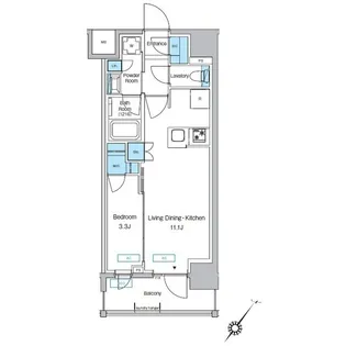 プレディアコート大森山王【5階】の間取り