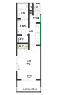 セトル・クラスペディア横浜【1階】の間取り