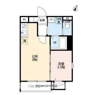 カーサ西鶴間【2階】の間取り