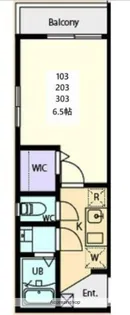 HEDGEHOG HOUSE【1階】の間取り