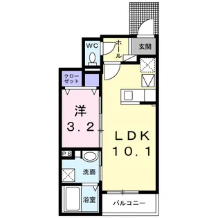 カーサ マレ【1階】の間取り