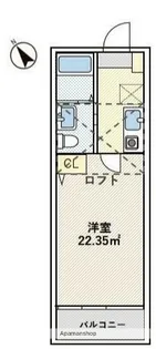 ラ・シャンス旭町【3階】の間取り