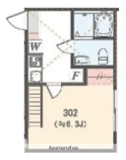 アザーレ・パッシオ本厚木A【3階】の間取り