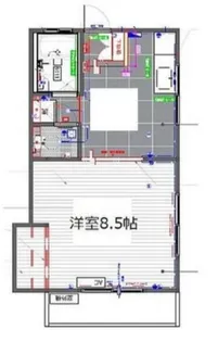 神奈川県川崎市高津区上作延3丁目【アパート】の間取り