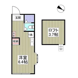 パレス杉田V【2階】の間取り