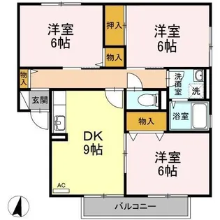 ステージ A【2階】の間取り