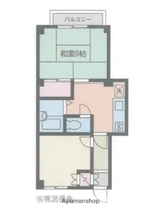 エヌ・ジー・エス滝頭【2階】の間取り