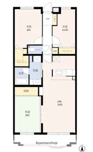 メゾンベール壱番館【3階】の間取り