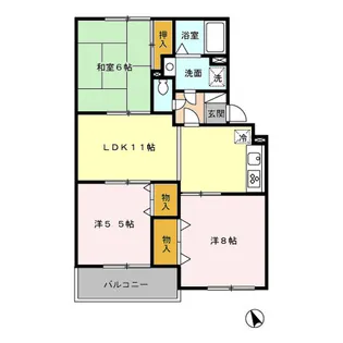 ロイトン I【3階】の間取り