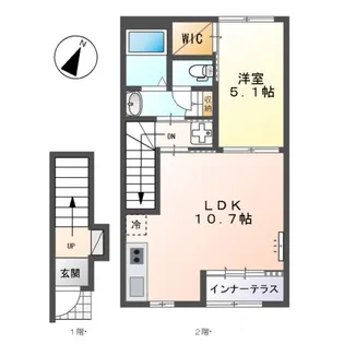 GRAND POIRE【2階】の間取り