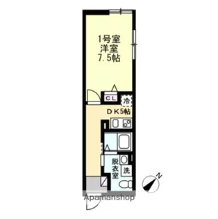 ベイルーム鶴見【3階】の間取り