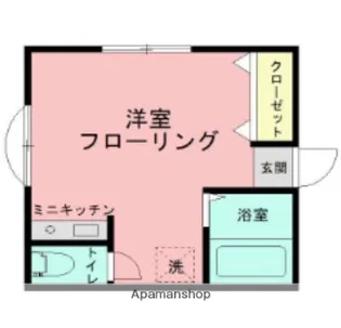 トラベルハイツ【1階】の間取り